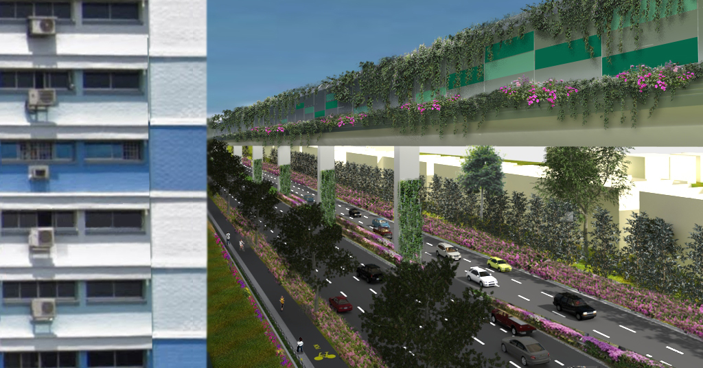 Artist impression of proposed Loyang Viaduct