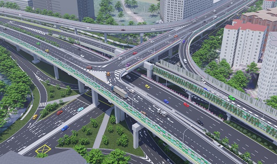 This is an artist impression image of Changi Northern Corridor