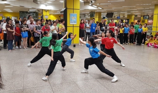 CNY Wushu performance by Pei Chun Public School